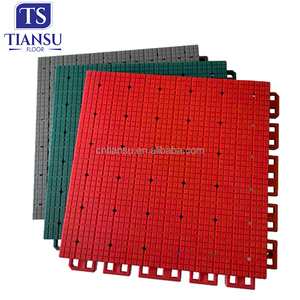 Terrains extérieurs de badminton et de pickleball Revêtement de sol TPV Carreaux de sol à emboîtement Carreaux pour sports de - Product Image 3