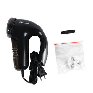 Cepillo cortador de bolas de pelo eléctrico enchufable de tres cuchillas negras, afeitadora de ropa para el hogar y el exterior, recortadora de ropa de tela Fuzz - Product Image 2