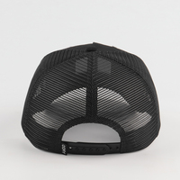 Casquette Trucker OEM en Gros de Haute Qualité, 5 Panneaux, avec Patch Tissé, en Maille, en Coton Respirant, Courbée, Structurée, Réglable, Tendance, pour la Plage