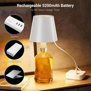 Diy Table Led Dimmable Wireless Color Changing Plasma Lava Vine Table Led Wireless Wine Bottle Cap Lamp Kit for Bottle - Product Image 3