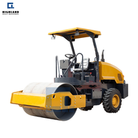 Rouleau compresseur vibrant HIR-JST1200, rouleau compresseur routier autoporté, compacteur d'asphalte à double tambour, à vendre