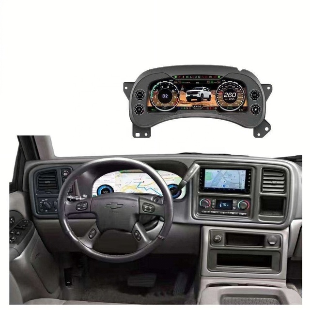 MrGauge New Car Auto Speedometer LCD Speedometer Panel for Escalade 2003-2006 3 Inch LCD Digital Cluster Plug Play Installation