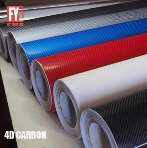 Vinilo Autoadhesivo 4D de Fibra de Carbono que Cambia de Color, Rollo de Película de PVC para Envolver la Carrocería del Automóvil, Sin Burbujas - Product Image 1