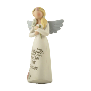 Custom Spring <strong>Angel</strong> <strong>Gifts</strong> New Design "<strong>Angel</strong> with Flowers-Daughter" Sign Arts and Crafts Statue 2022 Hot-selling 2166-13377 - Product Image 2