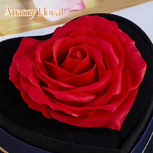 AM-SPB33 Caja de Joyería con Forma de Corazón y <span class=keywords><strong>Flores</strong></span> de Jabón Ammy, Decoración Navideña para el Hogar, Regalo para el Día de San Valentín - Product Image 5