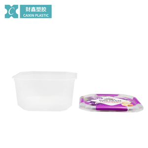 Nuovo design contenitore in plastica a otto angoli CX035 contenitore per gelato in plastica monouso per iniezione da 950ml - Product Image 3