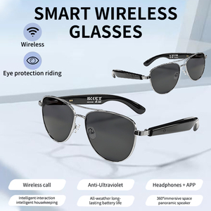 LIGE BWGT32 UV400 Gafas inteligentes Música Smart Ai Eye Gafas de sol con AI Asistente Micrófono Altavoz Grabación de audio y video - Product Image 5