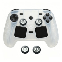 Nouvelle manette de jeu sans fil Steam Controller 2 avec coque en gel de silicone et grip pour pouce, compatible PC, PS et autres plateformes de jeu