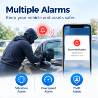 Pelacak GPS multi-fungsi, alat pelacak murah untuk Mini mobil magnetik dengan perekam suara VE-4G-EUR