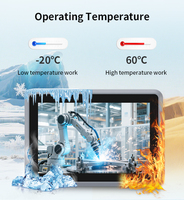 PC de panel integrado industrial de 15 pulgadas, pantalla táctil capacitiva IP65, computadora todo en uno para automatización de fábrica doméstica