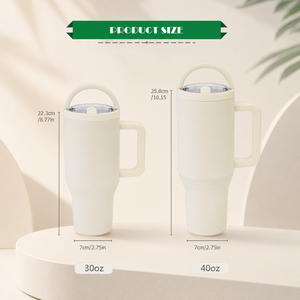 Vaso Térmico de Acero Inoxidable con Aislamiento al Vacío, Antideslizante, Ecológico, con Logotipo Personalizado, 30oz/40oz, Hermético, Libre de BPA, Mantiene la Temperatura de 12 a 24 Horas - Product Image 3