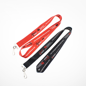 Biểu Tượng Tùy Chỉnh Đầy Đủ Màu Sắc Nhuộm Thăng Hoa <span class=keywords><strong>Polyester</strong></span> Keychain Dây Buộc Với Móc In Kỹ Thuật Số Bán Buôn Cổ Dây Buộc Dây Đeo - Product Image 2