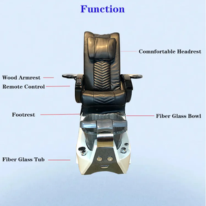 เก้าอี้สปาเท้าไฟฟ้าพร้อมระบบประปาสำหรับร้านทำเล็บมือและขนาดของร้านทำเล็บเท้า - Product Image 3