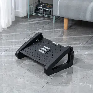 मेज के नीचे <span class=keywords><strong>Footrest</strong></span>, Ergonomic मालिश रोलर्स के साथ पैर मल डेस्क पैर बाकी दर्द से राहत के लिए घर कार्यालय काम - Product Image 1