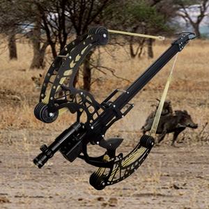 Kuangbense Jagd-Steinschleuder aus Metall mit 4-Strang-Gummiband für das Outdoor-Schießen, inklusive 50 runden Stahlkugeln - Product Image 2