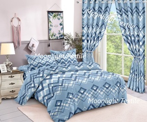 Juego <span class=keywords><strong>de</strong></span> cortinas y sábanas planas <span class=keywords><strong>de</strong></span> <span class=keywords><strong>jardín</strong></span> con estampado <span class=keywords><strong>de</strong></span> flores <span class=keywords><strong>de</strong></span> microfibra King <span class=keywords><strong>de</strong></span> estilo francés, 6 uds. - Product Image 5