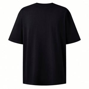 Design High Quality 100% Cotton Oversized Heavy Tshirt Custom Printing Heavyweight T Shirt Plain Blank Men's T-shirt for Unisex - Product Image 6