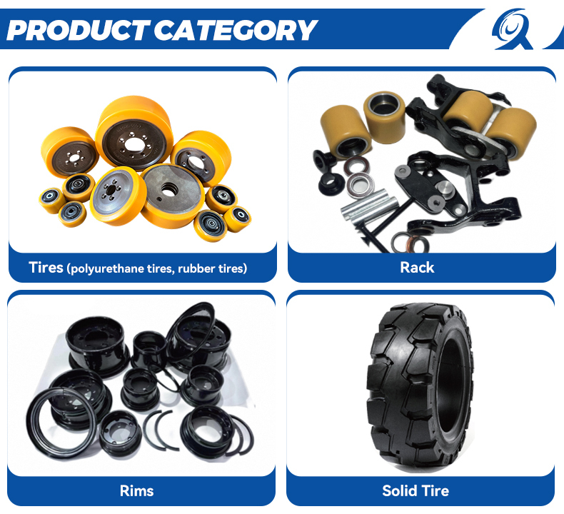 NICHIYU FBR20/25 Polyurethane Drive Wheel for Forklift 380*165*246