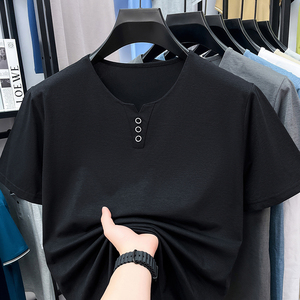 High-street to <strong>Shirt</strong> for Men Summer Sundays Tactical T- <strong>Shirt</strong> Short Sleeve Drop Shoulder Plain Solid Minimal Casual Daily Wear - Product Image 6