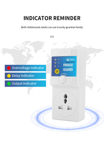 110V 220V tủ lạnh tủ lạnh bảo vệ tăng dưới Điện áp bảo vệ chúng tôi anh EU phổ ổ cắm - Product Image 4