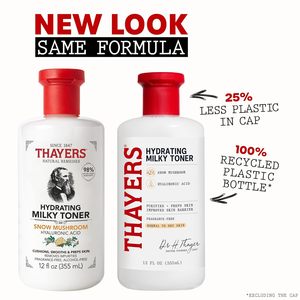 Tónico Facial Lácteo <span class=keywords><strong>THAYERS</strong></span>, Cuidado de la Piel, Hongo de Nieve, Ácido Hialurónico, Natural, Suave, Sin Fragancia, para Piel Seca y Sensible, 355 ml - Product Image 2