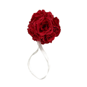 Bola de Flores Artificiales de Rosa, 15 cm de Alto, Simulación Realista, Decoración para Bodas, Material Plástico, Decoración para el Hogar, Adorno para Techo, de Fábrica - Product Image 5