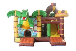 Chất lượng cao khủng long chủ đề lâu đài <span class=keywords><strong>bouncy</strong></span> với trượt Inflatable nảy lâu đài Inflatable Jumper khủng long Inflatable nhà bị trả lại - Product Image 2