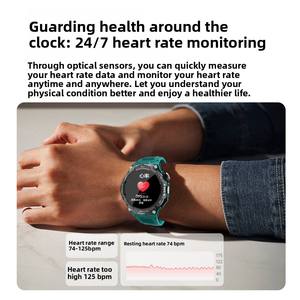 GPS Offline Spraakbesturing Buitenlamp Gezondheidsmonitoring Activiteiten Tracker Smartwatch AMOLED Display 11-30 dagen Batterijduur IPX8 - Product Image 4