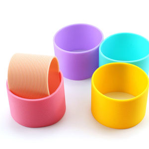 שרוול גומי סיליקון צבעוני מגן עבור בקבוק צנרת בקבוק חום עמיד לשימוש מותאם אישית בגודל שרוולים - Product Image 5