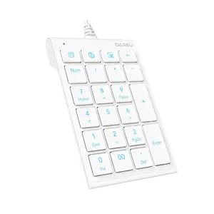 Factory direct sales can OEM customized design keyboard small wired Numeric keypad 22 key mini keyboard