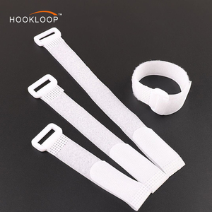 도매 자체 접착 내열 나일론 스트랩 25*200mm 후크 앤 루프 스트랩 케이블 관리 신발 가방 의류 - Product Image 1