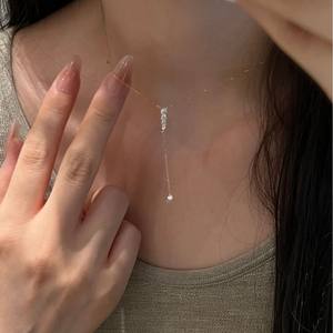 Collar con Colgante de Plata de Ley S925, Estilo Artístico Retro de Lámpara de Aladino, con Cadena de Clavícula Noble, Accesorio de Moda - Product Image 1