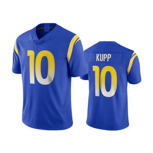 Camiseta de Fútbol Americano para Hombre, Camisetas de Los Ángeles # 10 Cooper Kupp # 17 Puka Nacua # Camiseta de Manga Corta con el Número 99 de <span class=keywords><strong>Aaron</strong></span> <span class=keywords><strong>Donald</strong></span> - Product Image 5