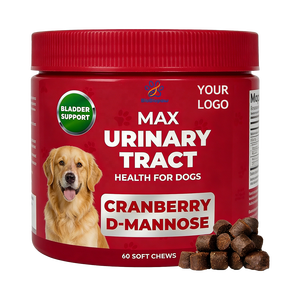อาหารเสริมสำหรับสุนัข OEM/ODM ช่วยบำรุงระบบทางเดินปัสสาวะ ด้วยสารสกัดจากแครนเบอร์รี่ ช่วยดูแลสุขภาพกระเพาะปัสสาวะและปัญหาการกลั้นปัสสาวะไม่อยู่ - Product Image 1