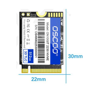 M.2 2230 NVMe Gen4 SSD работа для паровой палубы Dell XPS13 EliteBook x360 1040 G7 Thinkpad X1 Carbon ASUS Zenbook UX425 512GB 1TB - Product Image 1