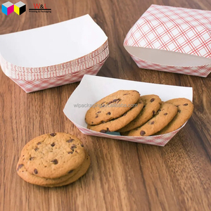 Outil en papier biodégradables <span class=keywords><strong>à</strong></span> <span class=keywords><strong>emporter</strong></span>, <span class=keywords><strong>à</strong></span> palper, coquille 100% de qualité alimentaire, chien chaud, cafros gaufrier, <span class=keywords><strong>plateau</strong></span> en boîte - Product Image 4