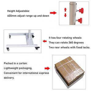 Đèn 4 Hồng Ngoại 1600W 16Inch X 18Inch Với Máy Sấy Đèn <span class=keywords><strong>Flash</strong></span> In Hình Bánh Xe Tự Do Cho Áo Phông - Product Image 5