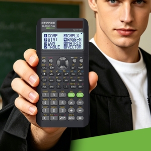 เครื่องคิดเลขวิทยาศาสตร์ดิจิตอลสำหรับนักเรียน รุ่น Professional <span class=keywords><strong>FX</strong></span> <span class=keywords><strong>991ES</strong></span> Plus  พร้อมโลโก้สั่งทำพิเศษ ใช้พลังงานแสงอาทิตย์ ผลิตจากวัสดุทนทาน - Product Image 4