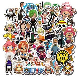 50 Pezzi Adesivi Decorativi Anime di Luffy e Soron dei Pirati di <span class=keywords><strong>One</strong></span> <span class=keywords><strong>Piece</strong></span> per Tavoli, <span class=keywords><strong>Libri</strong></span> e Telefoni dei Bambini - Product Image 1