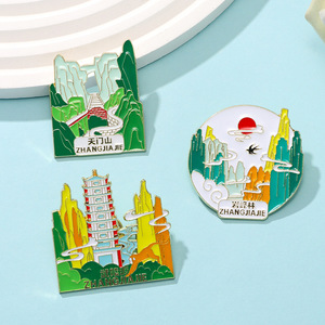 Customizable Logo Commemorative Sticker Metal City <b>Gift</b> Magnetic Fridge Magnet Travel Souvenir Promotional Fridge Magnet - Product Image 6