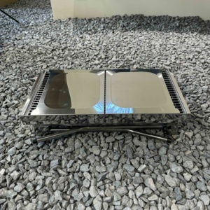 <span class=keywords><strong>Barbecue</strong></span> <span class=keywords><strong>a</strong></span> Carbone Pieghevole <span class=keywords><strong>a</strong></span> Doppia Ala in Acciaio Inossidabile, Portatile e Resistente, Stile Valigia, per Campeggio e Picnic all'Aperto, Versatile e ad Alte Prestazioni - Product Image 4