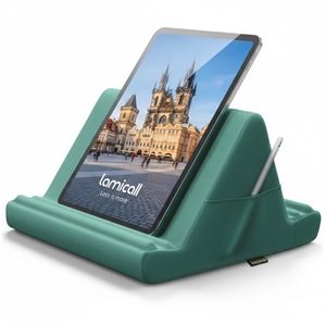 Support de tablette stable Lamicall PL02, coussin de lit doux avec poche latérale pour <span class=keywords><strong>liseuse</strong></span> électronique, téléphone et utilisation au sol - Product Image 1