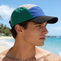 Casquette de sport personnalisée OEM avec logo, légère, en polyester, imprimée, pour la course, la pêche et le camping, casquette 5 panneaux pour hommes et femmes
