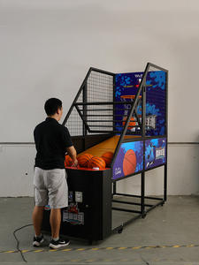 Jeu de basket-ball d'arcade standard de tournoi - Affichage électronique du score avec effets sonores et hauteur réglable - Product Image 4