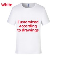 Op maat gemaakte 100% katoenen werkkleding fluorescerende felle kleur losse casual korte mouw marathonloopcultuur print 180 gram