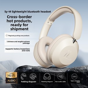 หูฟังเกมมิ่งแบบครอบหู 5.3 ANC ป้องกันเสียงรั่วซึม หูฟังไร้สายสำหรับเล่นกีฬาสำหรับโทรศัพท์มือถือ SY-T4 - Product Image 5