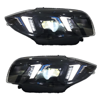 Pour BMW Série 1 E87 E82 E81 Paire de phares LED 2004-2011 G82 Spécifications supérieures DRL à motif dents de chien Amélioration pour Hatchback Coupé Cabriolet