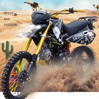 Motocicleta Todoterreno China Barata de 150cc con Arranque Eléctrico, de Gasolina, con Ruedas de 17/14 Pulgadas para Adultos, en Venta