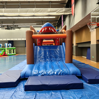 Toboggans gonflables secs de qualité commerciale pour enfants et adultes avec souffleur, utilisation à sec pour le plaisir estival