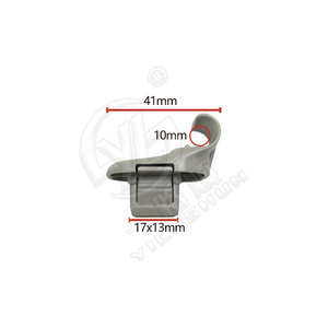 Clip para Visera de Coche Smooth Sailing Y106 41mm x 17x13mm Beige Gris para Mazda CX-7 CX-9 RX-8 - Product Image 1